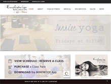 Tablet Screenshot of euphoriawellnessspa.com